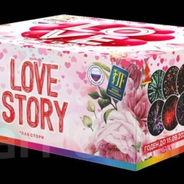 Высота: 30 м<br>Калибр: 0,8-1-1,2<br>Кол-во залпов: 103<br>Время работы: 45 сек<br> Салютная установка "LOVE STORY" ВЕЕР