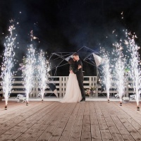Холодные фонтаны на свадьбу в Калининграде